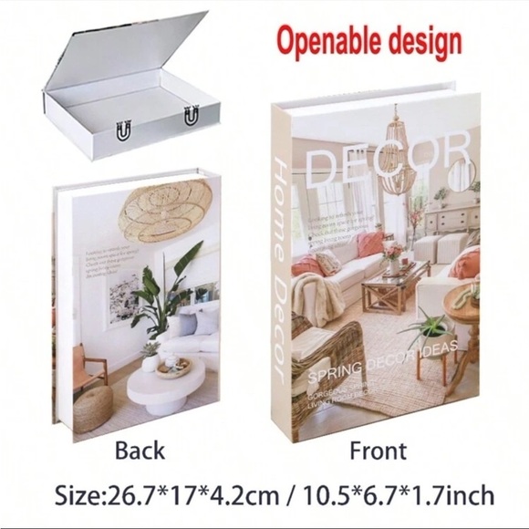 Designer Inspired Coffee Table Faux Luxe Book - Picture 3 of 7